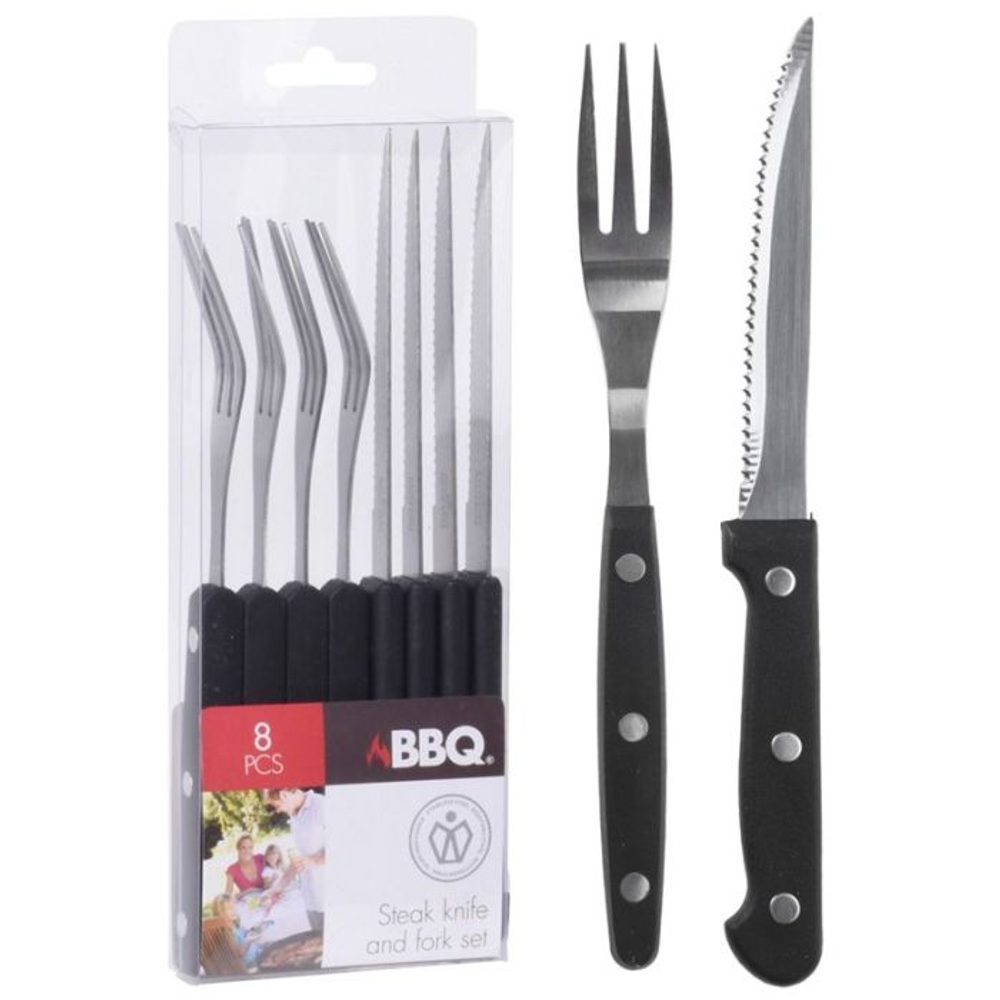 Levně sada příbor 4nože+4vidl.na steak