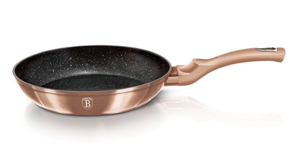 Levně BERLINGERHAUS Pánev s mramorovým povrchem 30 cm Rosegold Metallic Line BH-1511