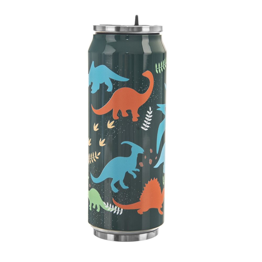 Levně Termoska plechovka dinosauři 0,5 l