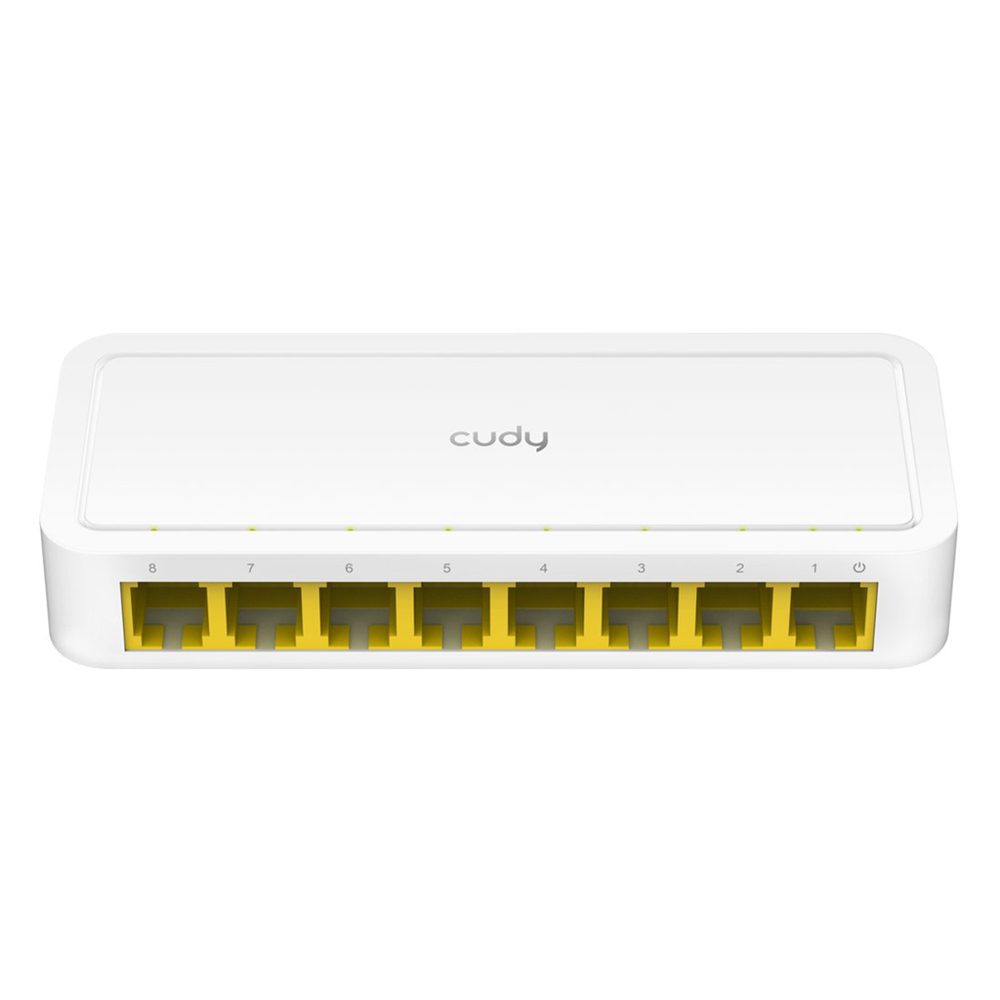Levně Cudy switch 8portový 10/100 Mbps (FS108D)