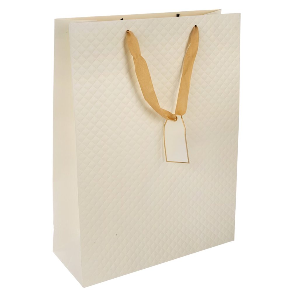 Levně Dárková taška quilt 30x12x41,5 cm