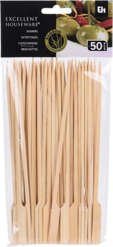 Levně jehla 20cm, 50ks, špíz, ražniči, gril, bambus