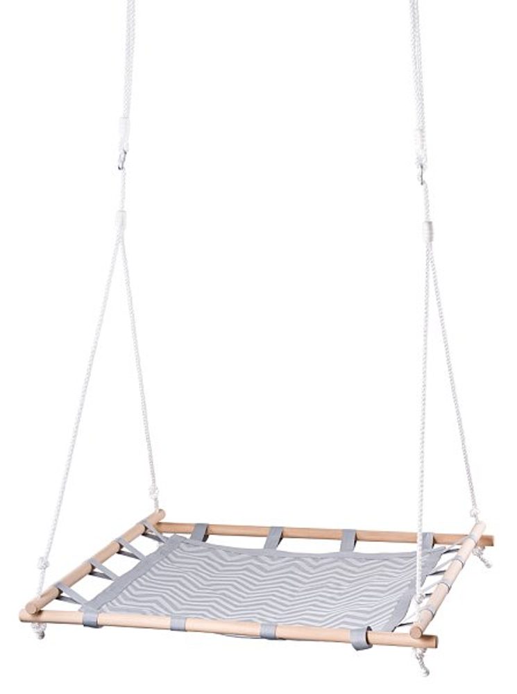 Levně Houpací čtverec s textilií, 100cm