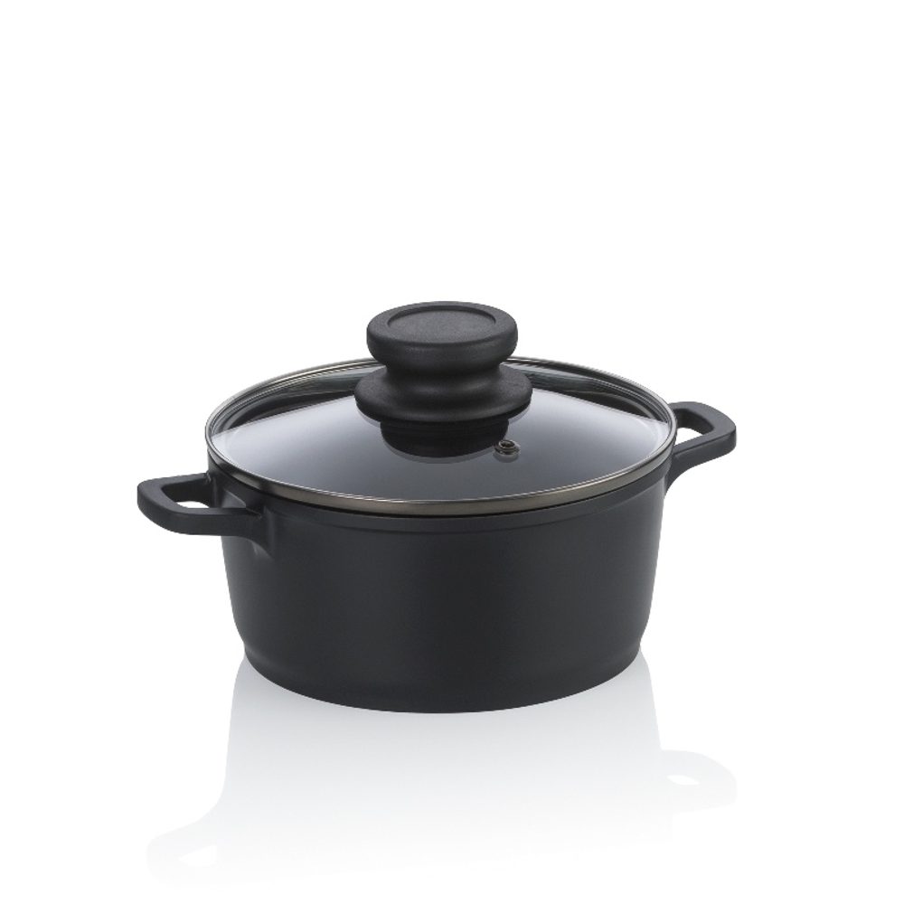 Levně KELA Kastrol s keramickým povrchem a poklicí ATURA 16 cm 1 l KL-15169