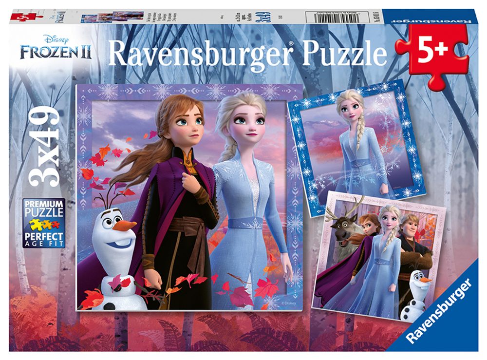 Levně Disney Ledové království 2 3x49 dílků