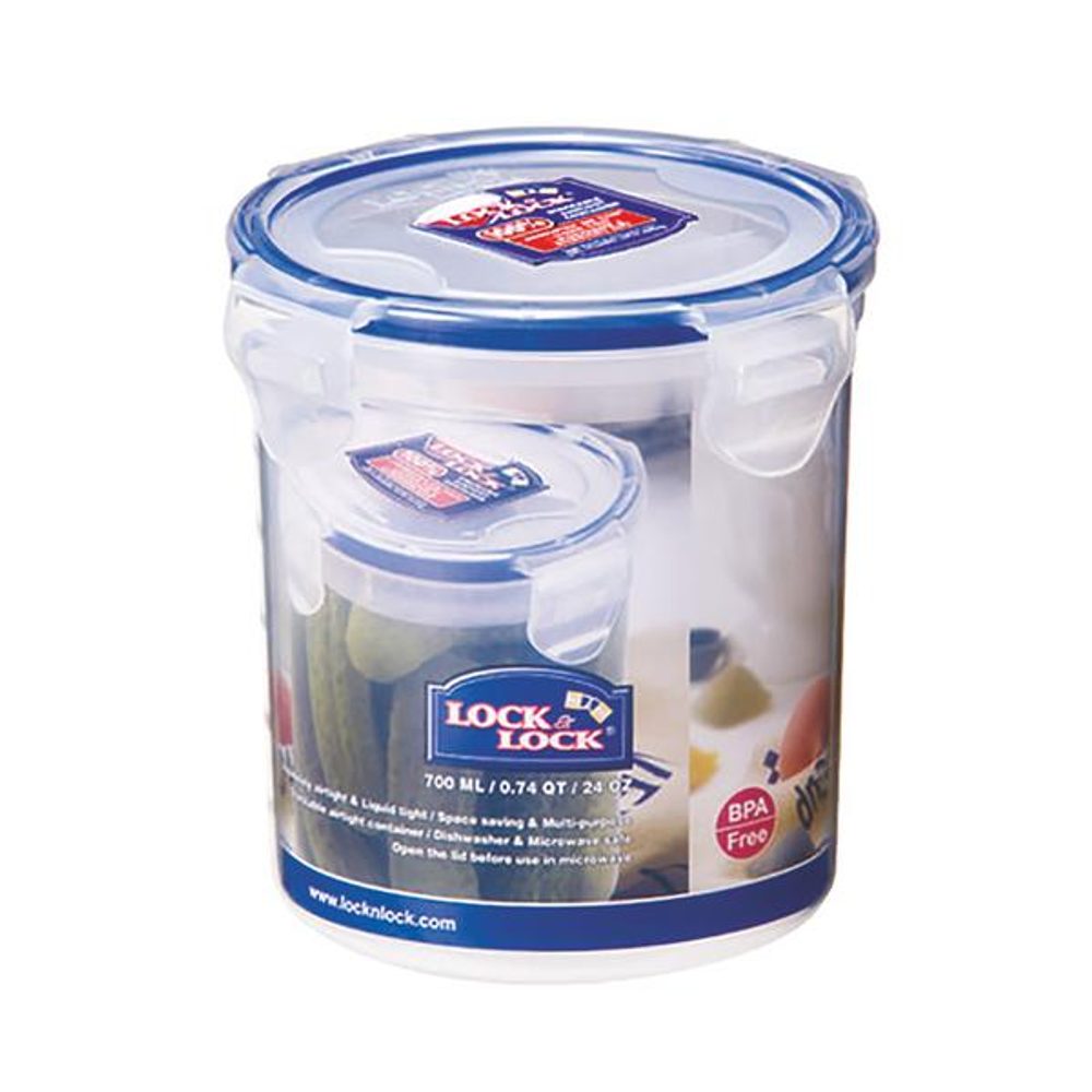 Levně LOCKNLOCK Dóza na potraviny LOCK, objem 700 ml, průměr 9, 1 cm