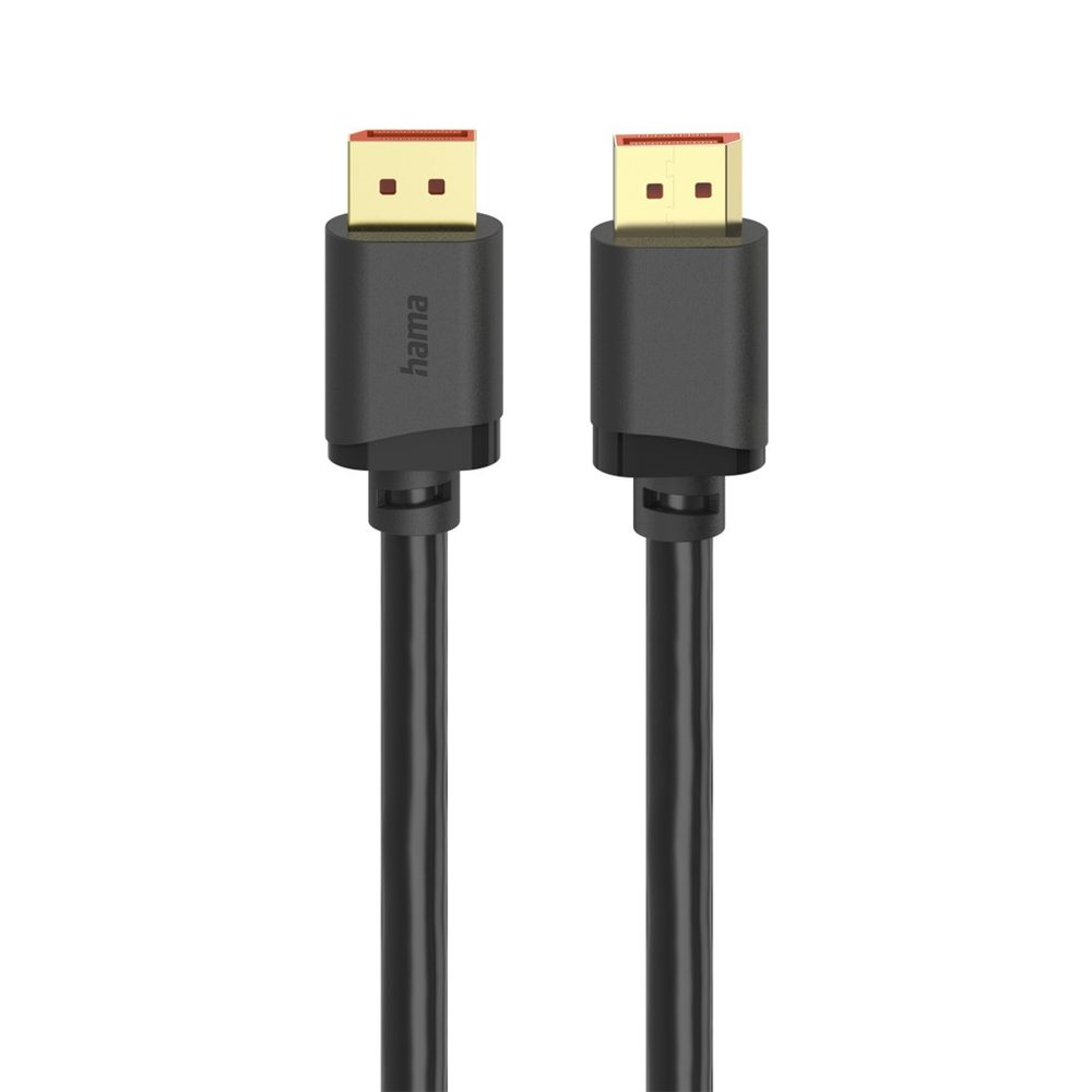 Levně Hama DisplayPort 2.1 kabel UHD/16K, 80 Gb/s, 2 m