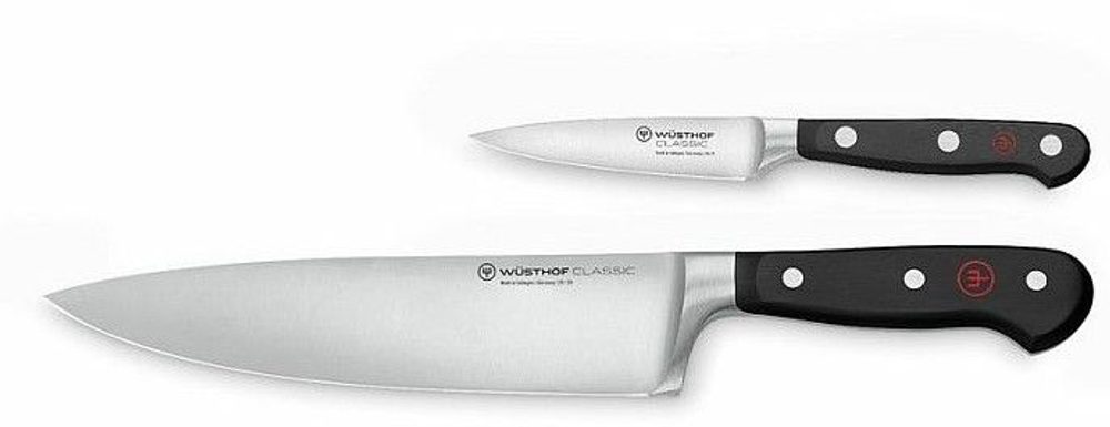 Levně sada nožů 2ks Wüsthof CLASSIC (20cm kuch., 9cm na zeleninu)