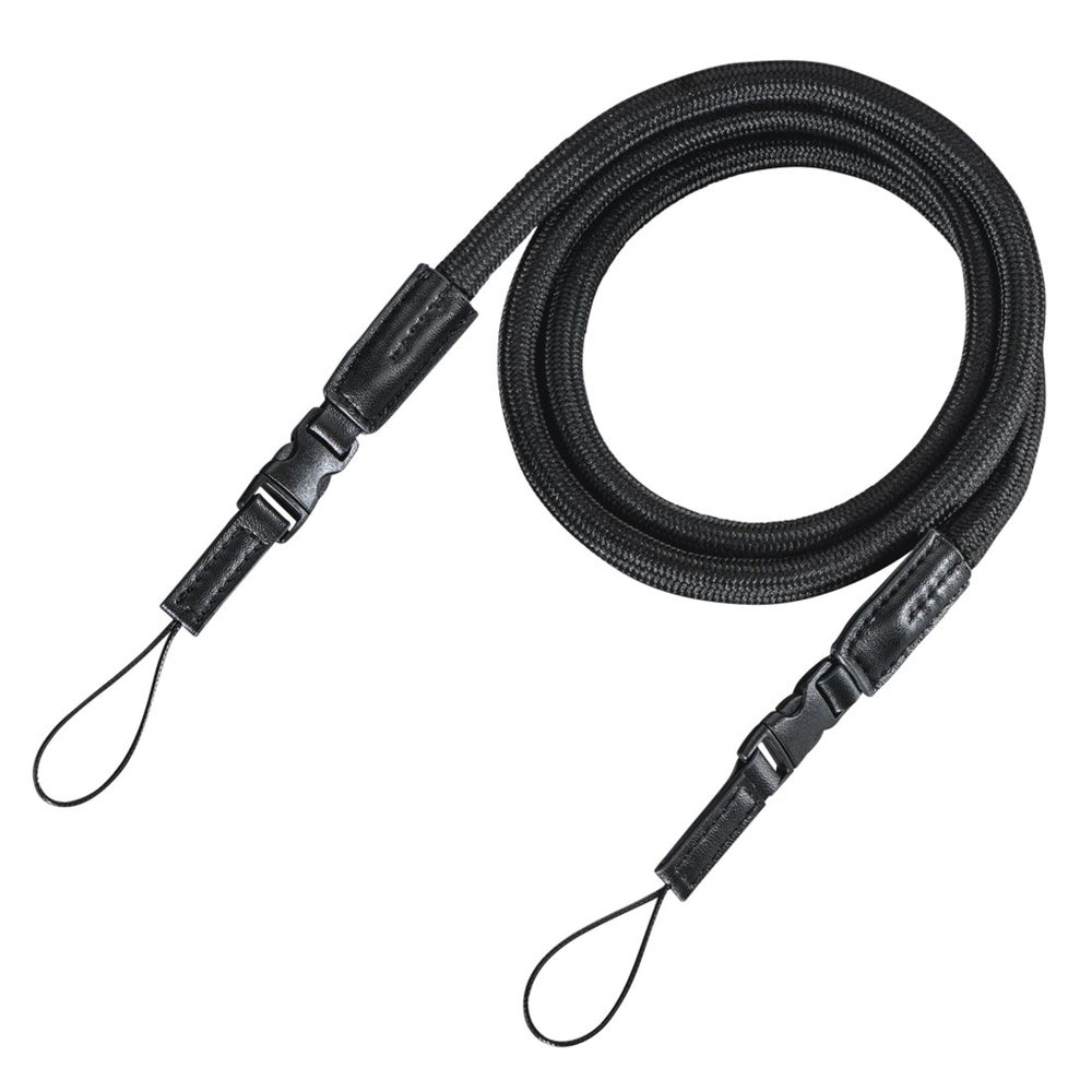 Levně Hama Braid 120, popruh na fotoaparát, délka 120 cm, černý