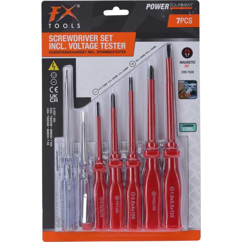 Levně FX Tools Sada šroubováků 7 ks KO-R05000190