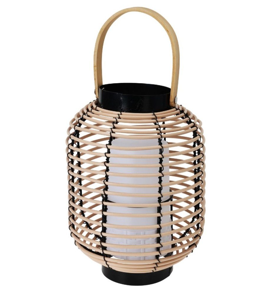 Levně PROGARDEN Venkovní lucerna s LED svíčkou ratanová 24 cm KO-AF5000710