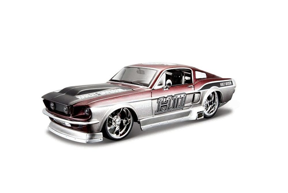 Levně Maisto - Harley-Davidson Custom, 1967 Ford Mustang GT, 1:24