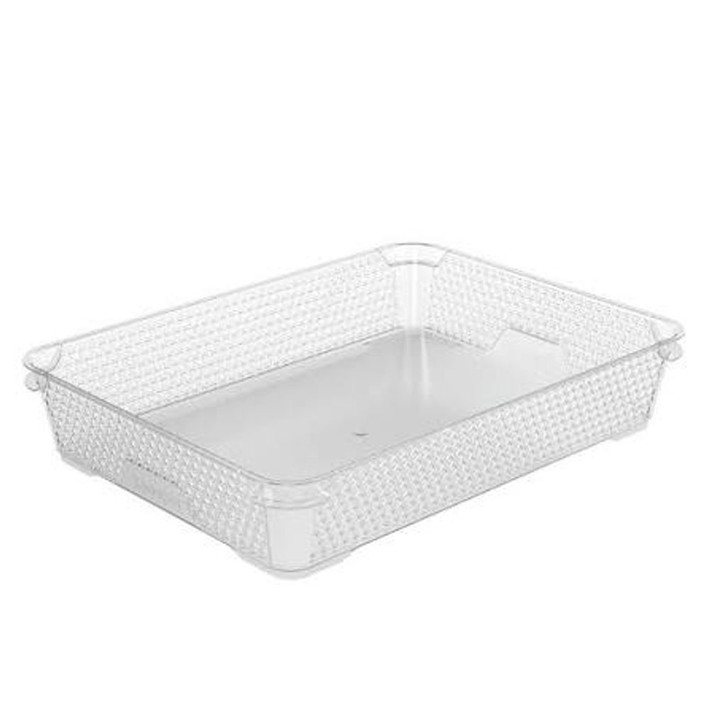 košík A4 MINI transpar., 36x26,5x7cm, plast