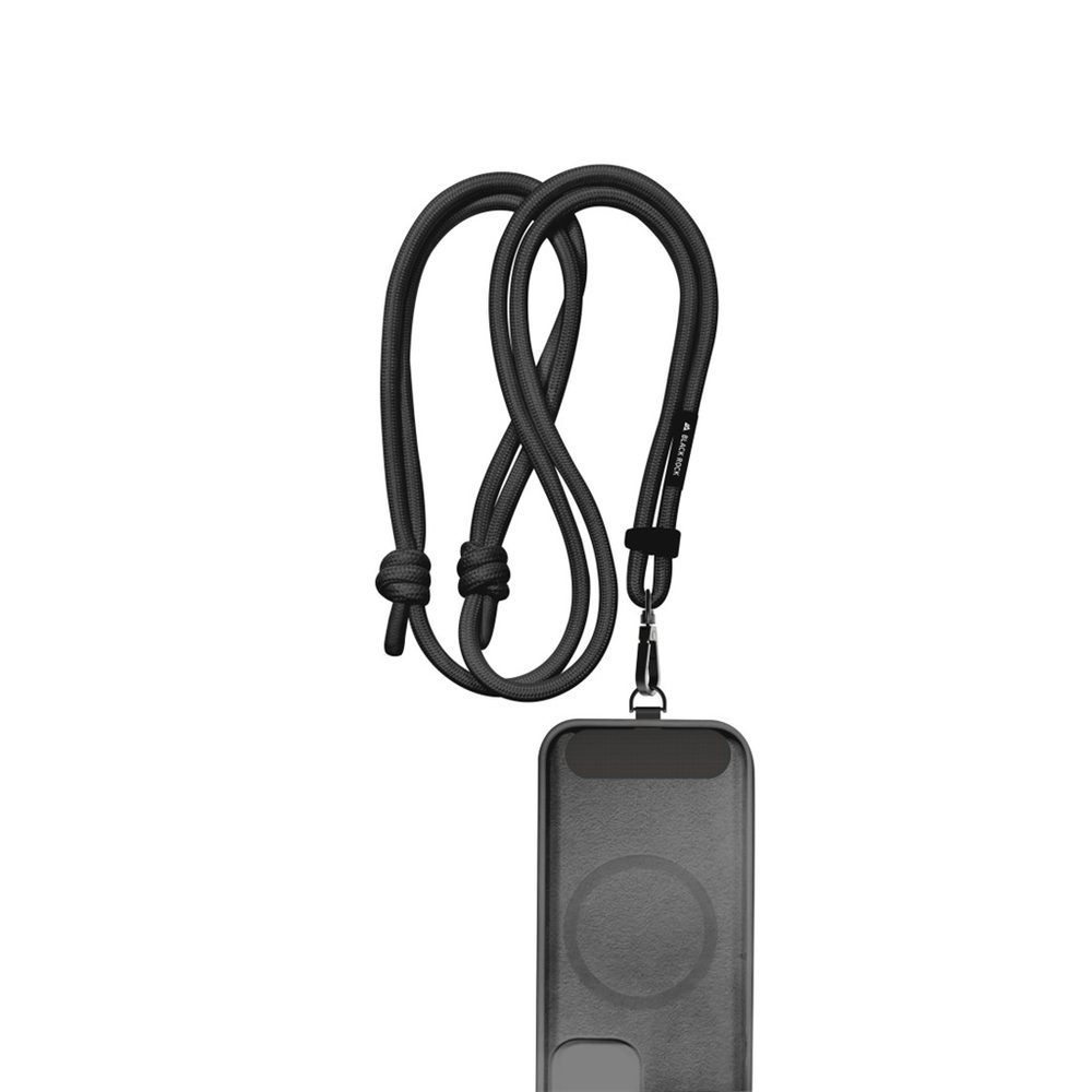 Levně Black Rock Universal Lanyard, šňůrka na mobil, s karabinkou, 30-60 cm, černá