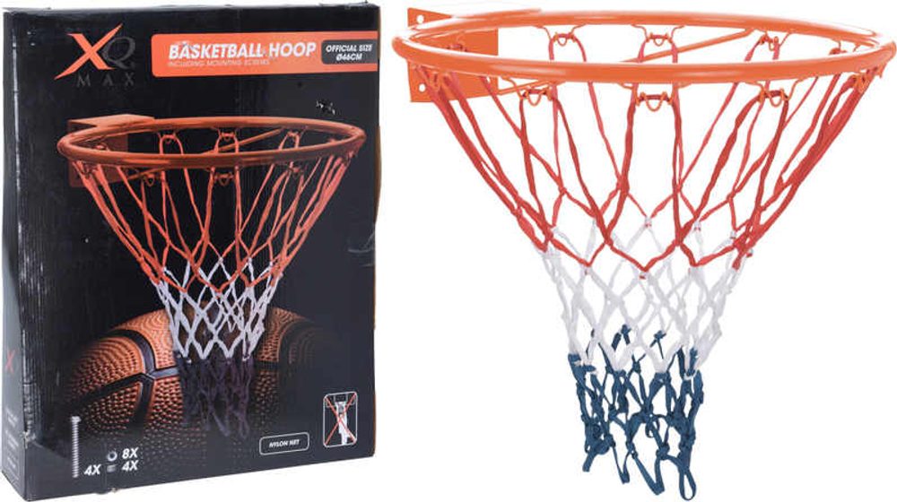 Levně XQMAX Basketbalový koš se sítí na zeď XQMAX KO-8DL000100