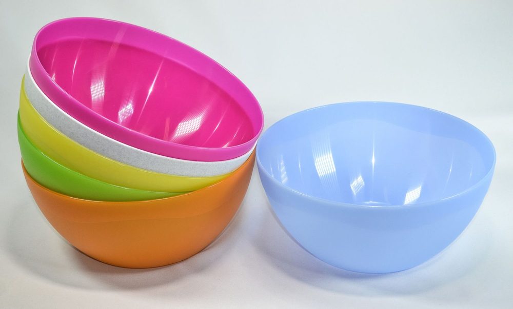 Levně mísa 3,0l d24,5cm matová, MIX barev, plast