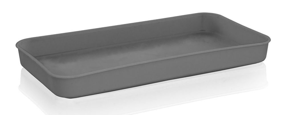 Levně podmiska 22cm kamenná šedá truhlíku 20cm, plast
