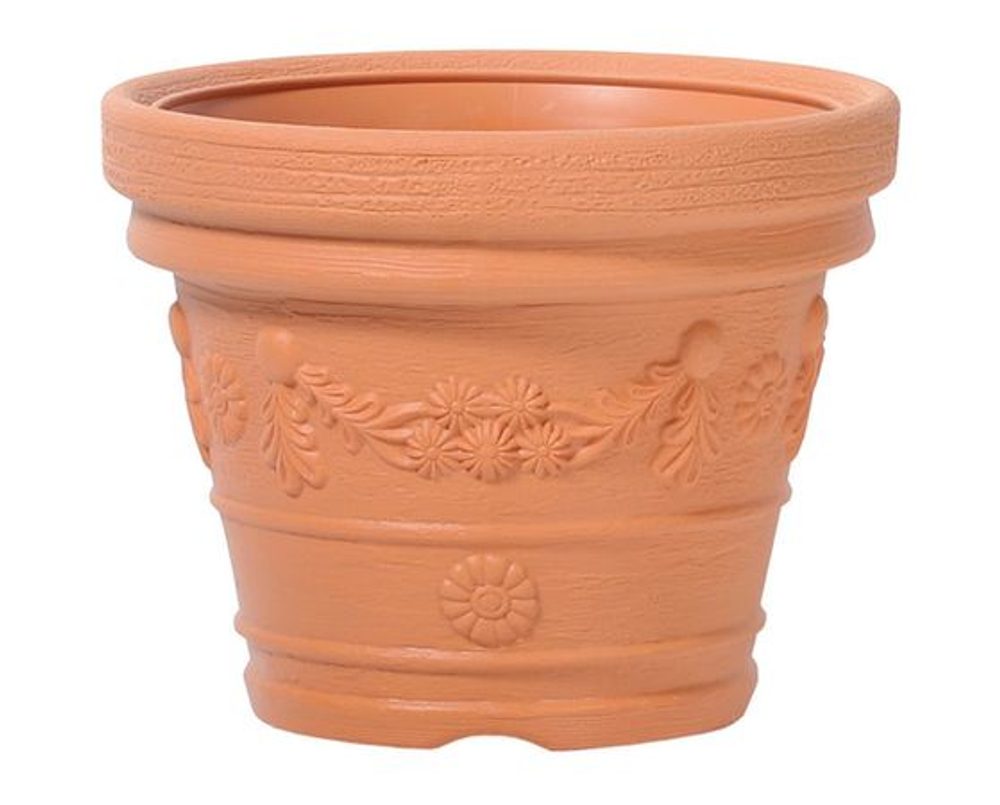 Levně květ. d39x31,0cm DECORA cihla, nemrznoucí, plast