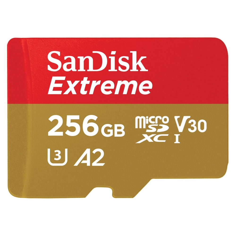 Levně SanDisk microSDXC Extreme 256 GB (A2/ V30/ U3/ R190/ W130)