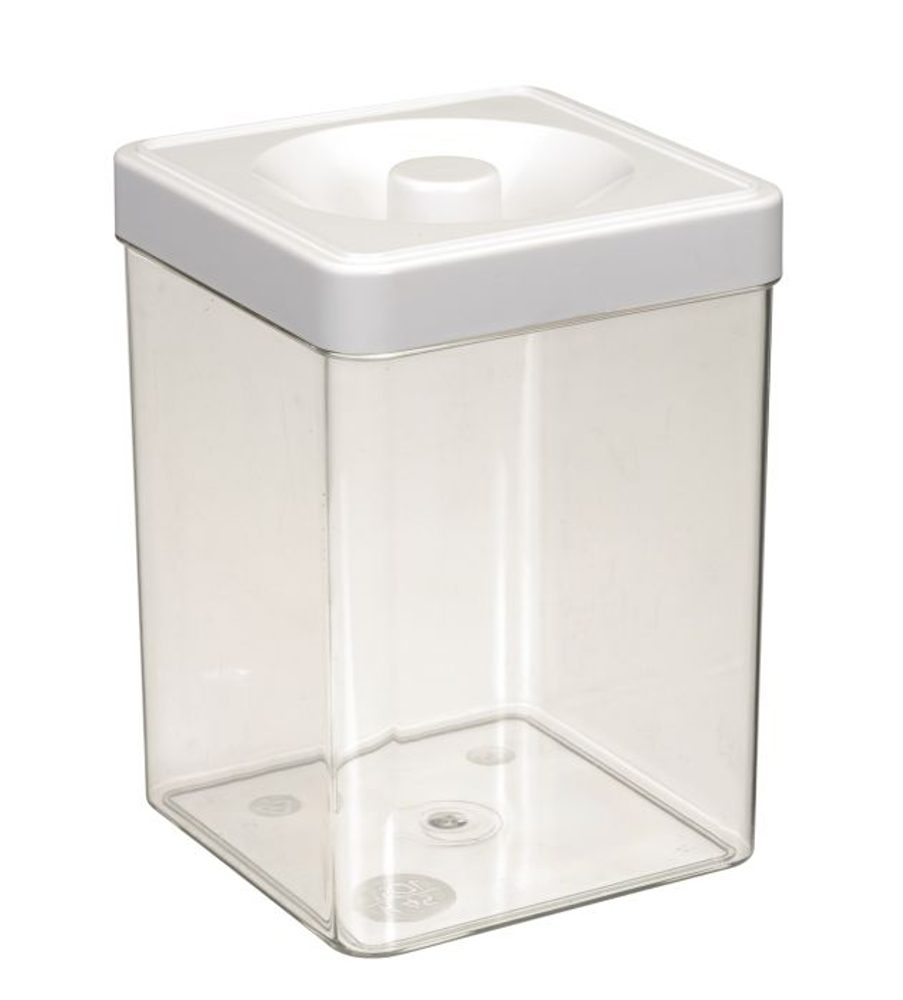 Levně dóza 1,50l 11,0x11,0x16,0cm, čtverc., plast