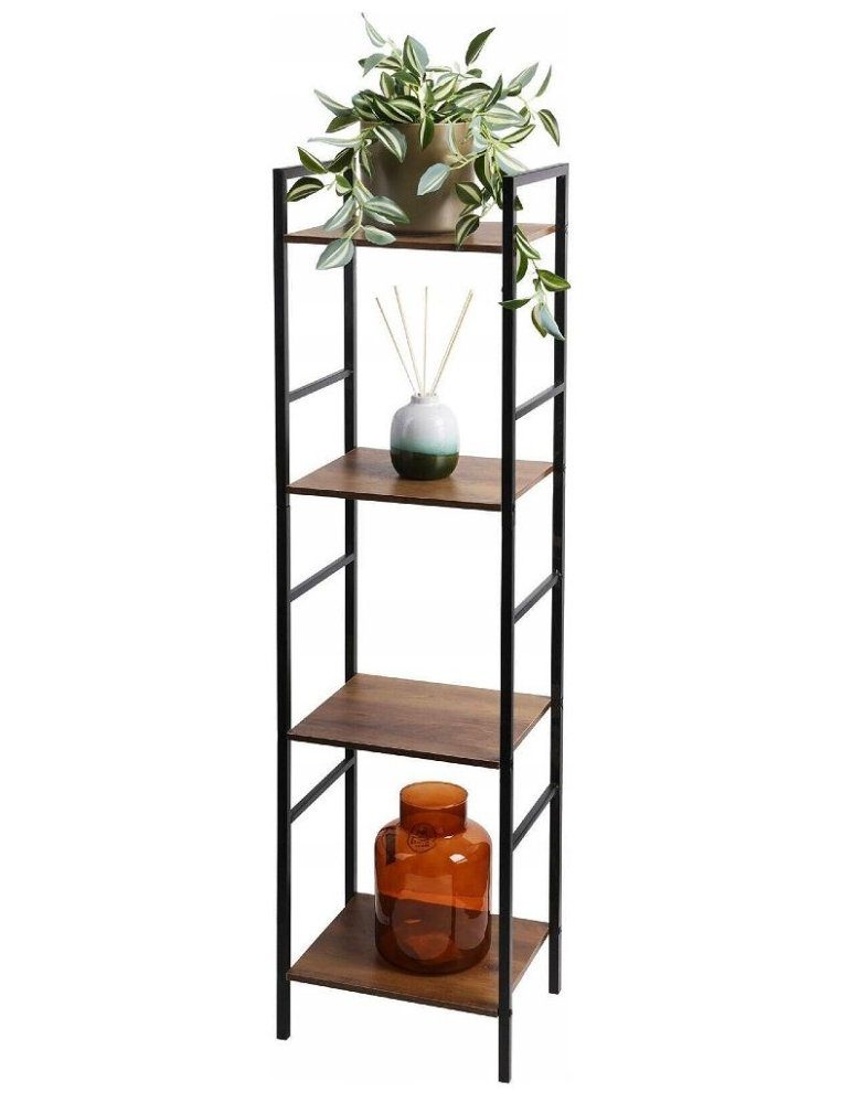 HOMESTYLING Úložný regál 4 police 106 cm KO-DD1000680