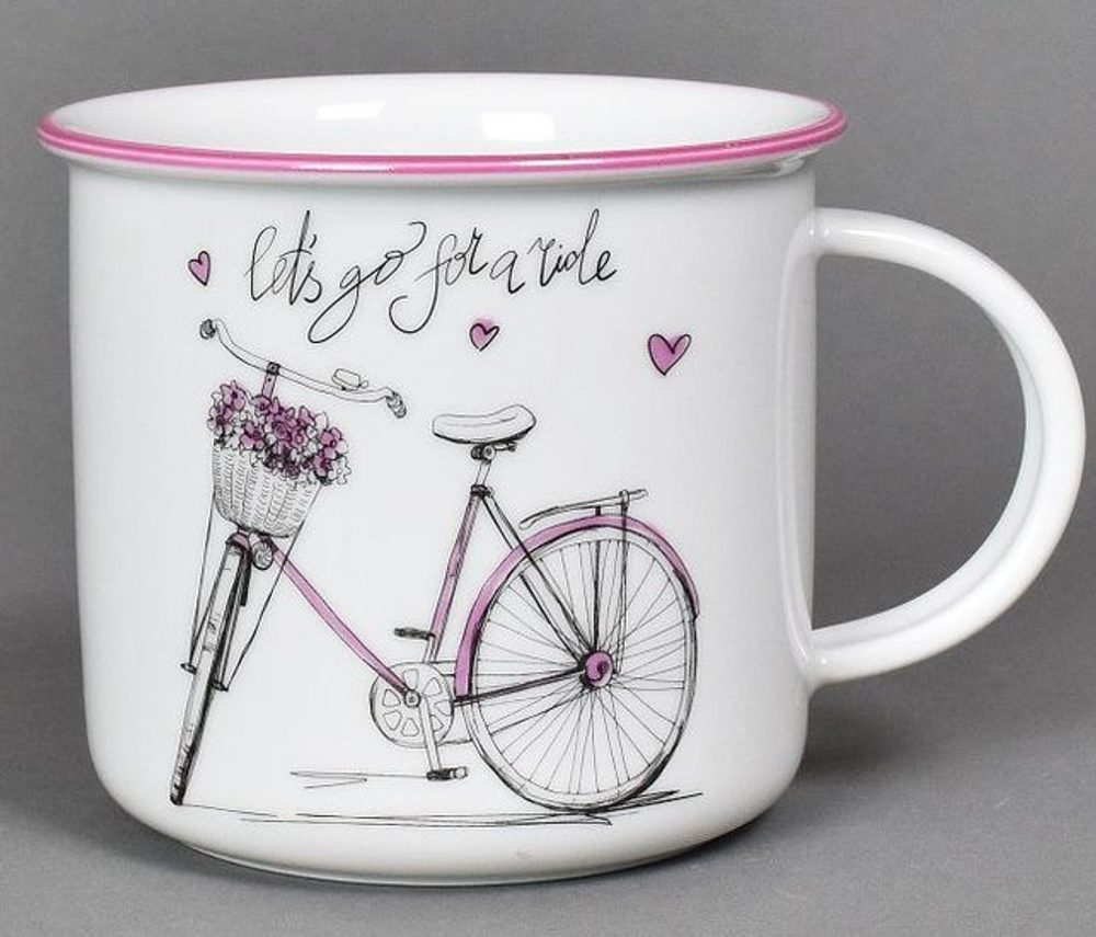 Levně hrnek 100ml TINA - DÁMSKÉ KOLO, čes.porcelán