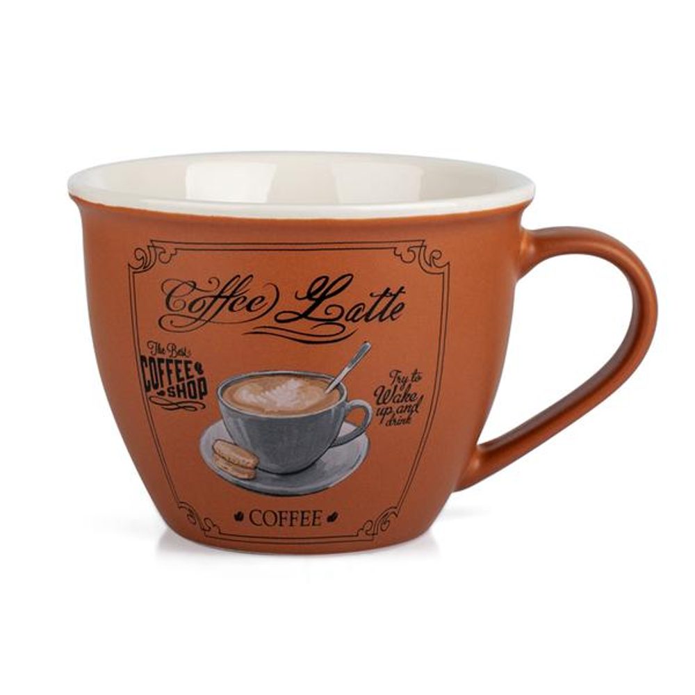Levně TORO HRNEK COFFEE 500ML KERAMIKA 2 ASSORT