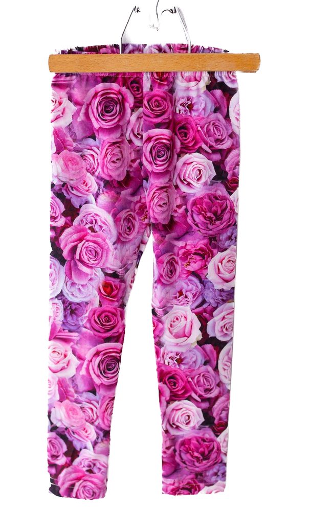 Levně Lily Grey Legíny Lily Grey - Pink rose - 104