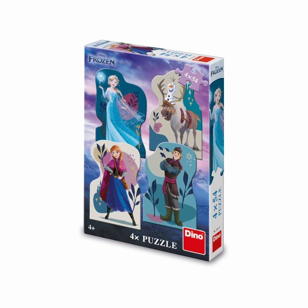 Levně FROZEN: PŘÁTELSTVÍ 4x54 Puzzle