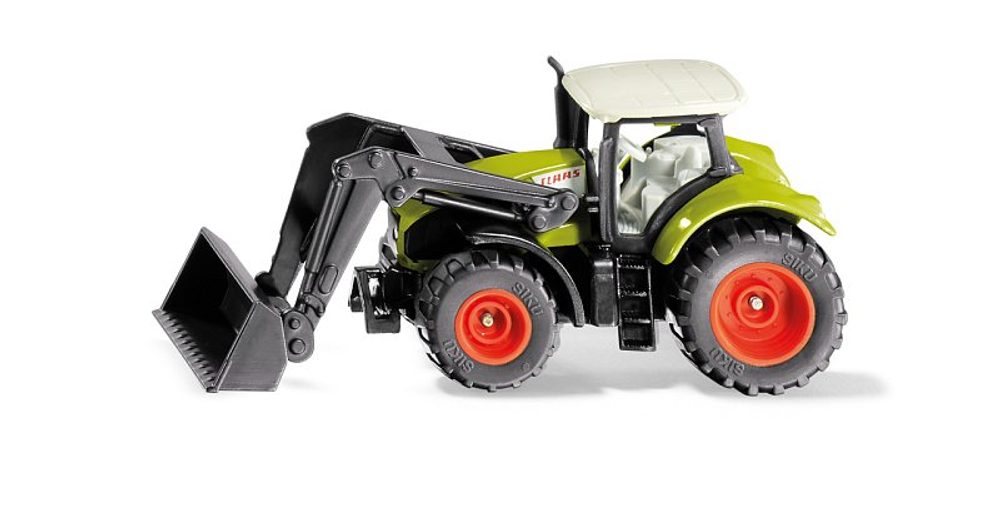 Levně SIKU Blister - traktor Claas Axion s předním nakladačem
