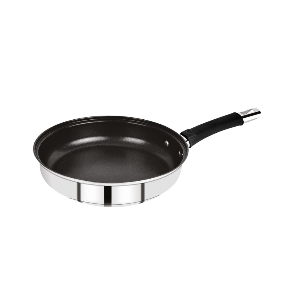 Levně BERGNER Pánev s nepřilnavým povrchem BASTER 28 cm nerez BGEU-5503
