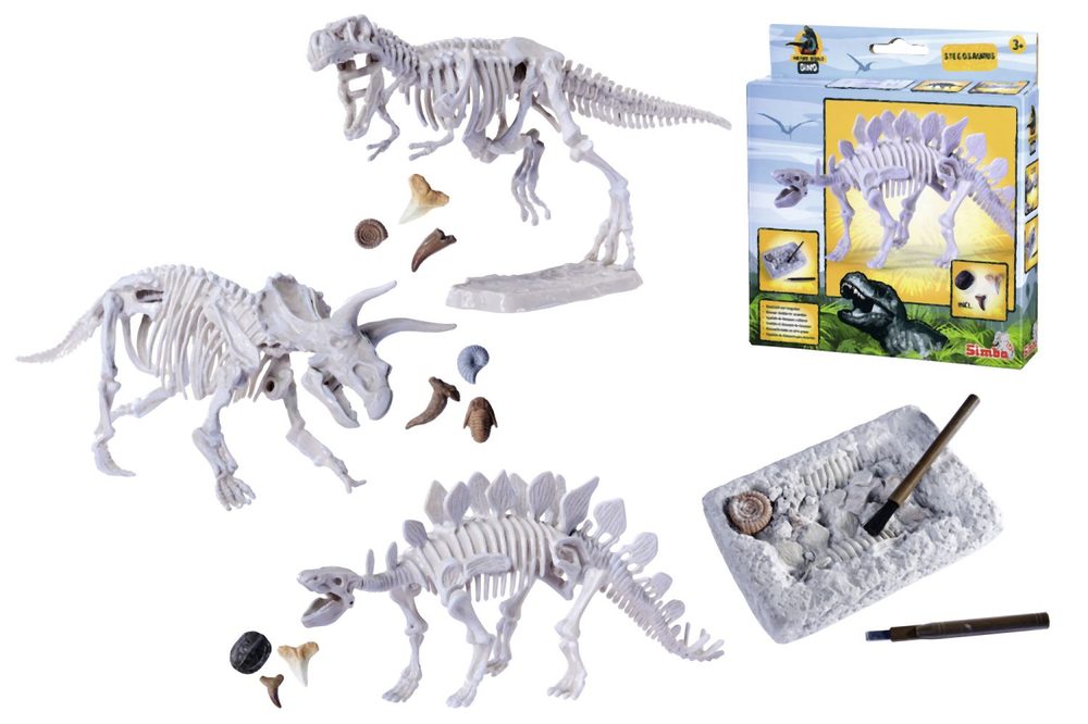 Levně Sada na vykopávání dinosaura, 3 druhy