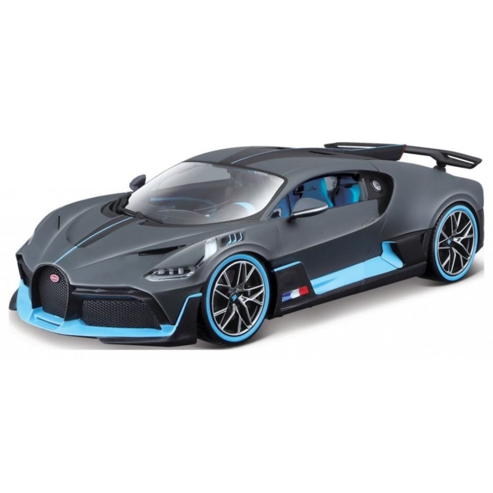 Levně Bburago 1:18 TOP Bugatti Divo Grey