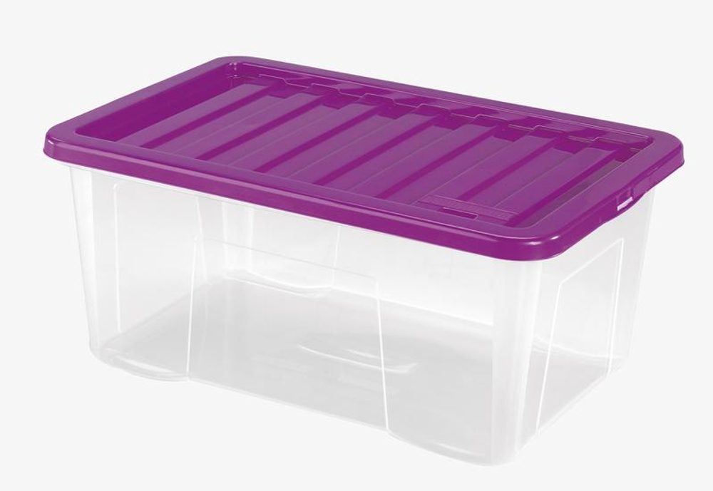 Levně heidrun BOX ÚLOŽNÝ S VÍKEM 50L,QUASAR,PLAST,60X40X26CM