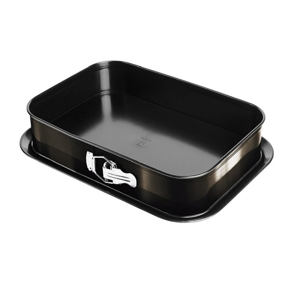 Levně BERLINGERHAUS Forma s nepřilnavým povrchem 2v1 Shiny Black Collection 39x27x7,5cm BH-6809