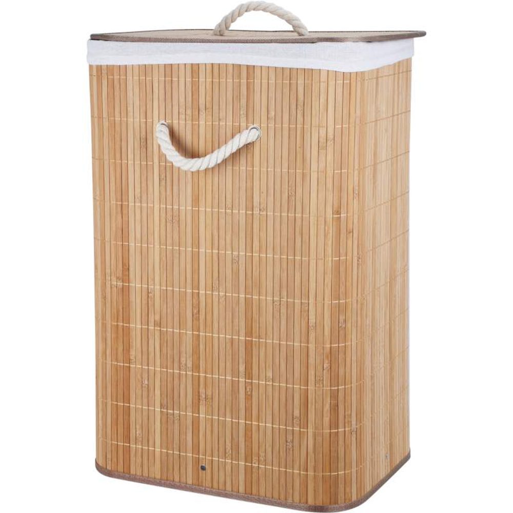 Levně EXCELLENT HOUSEWARE Koš na prádlo bambus 40x30x60 cm přírodní KO-KR9000010