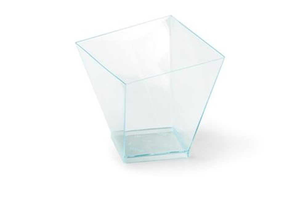 Levně pohárek 60ml hran.Bijoux Quadrato,plast