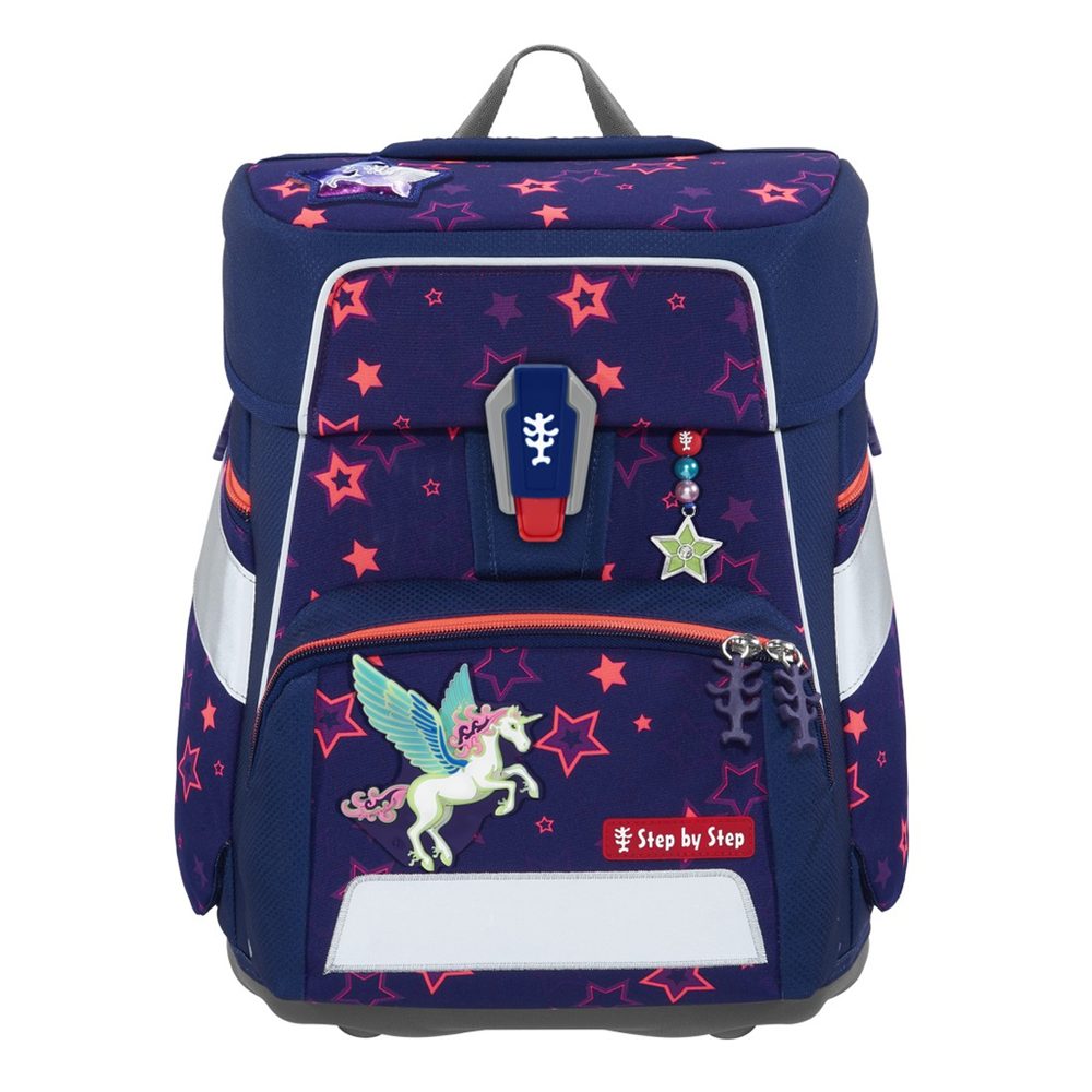 Levně Step by Step Školní aktovka SPACE SHINE, Pegasus Night Nuala - 5 dílný set, AGR certifikát