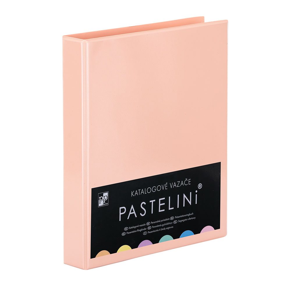 Levně Karton P+P Katalogový vazač A4 - D30 PASTELINI meruňková 5-148