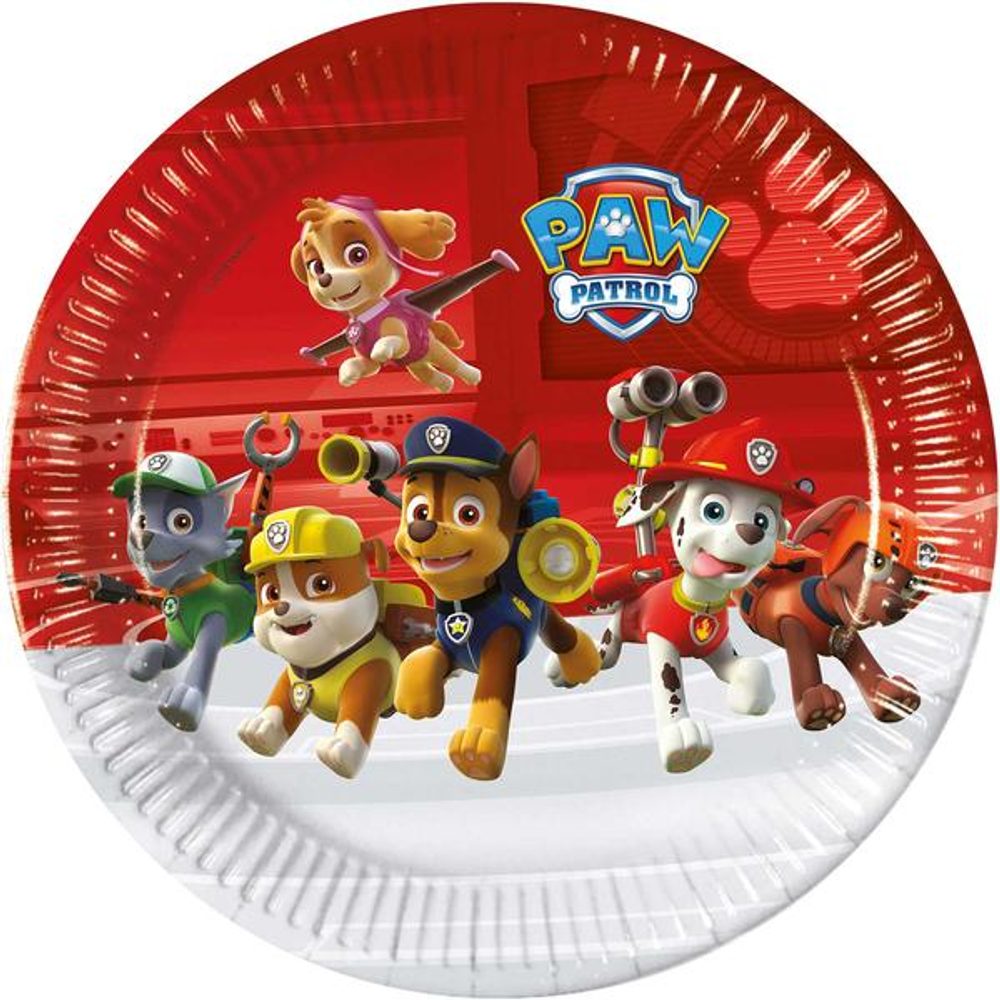 Levně PROCOS TALÍŘ PAPÍROVÝ PAW PATROL 6 KS, 19,5 CM