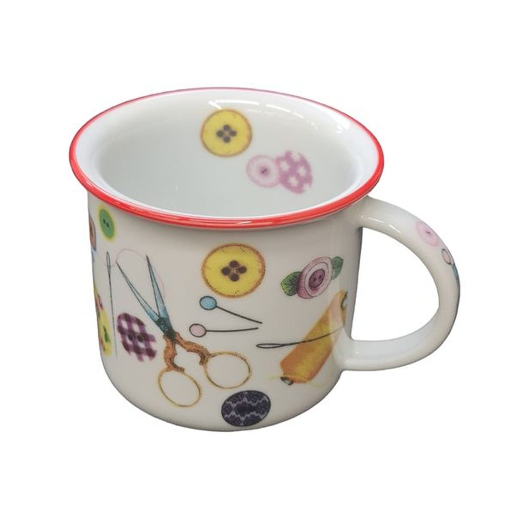 Levně hrnek 250ml TINA - ŠITÍ, KANTA U3087, čes.porcelán
