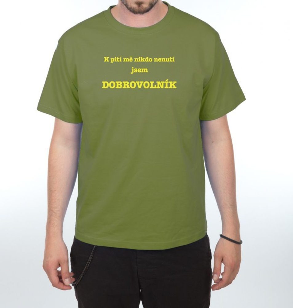 Levně K pití mě nikdo nenutí - XXL olive