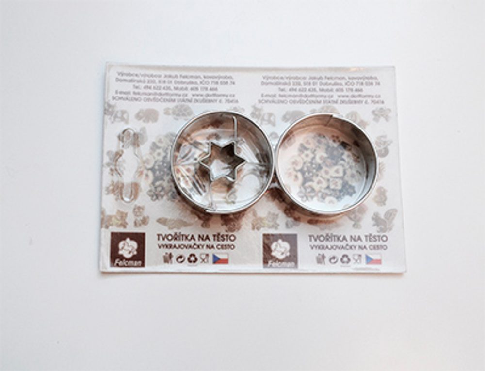 Levně vykr. 0865 Kol.hl.malá, 3,8cm, 2ks /b.SKIN/