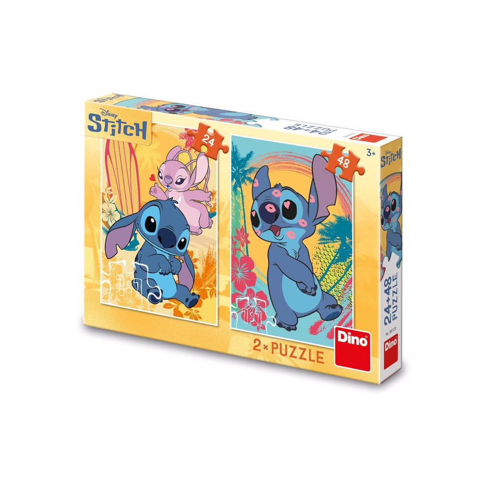 Levně ZAMILOVANÝ STITCH 24+48 Puzzle