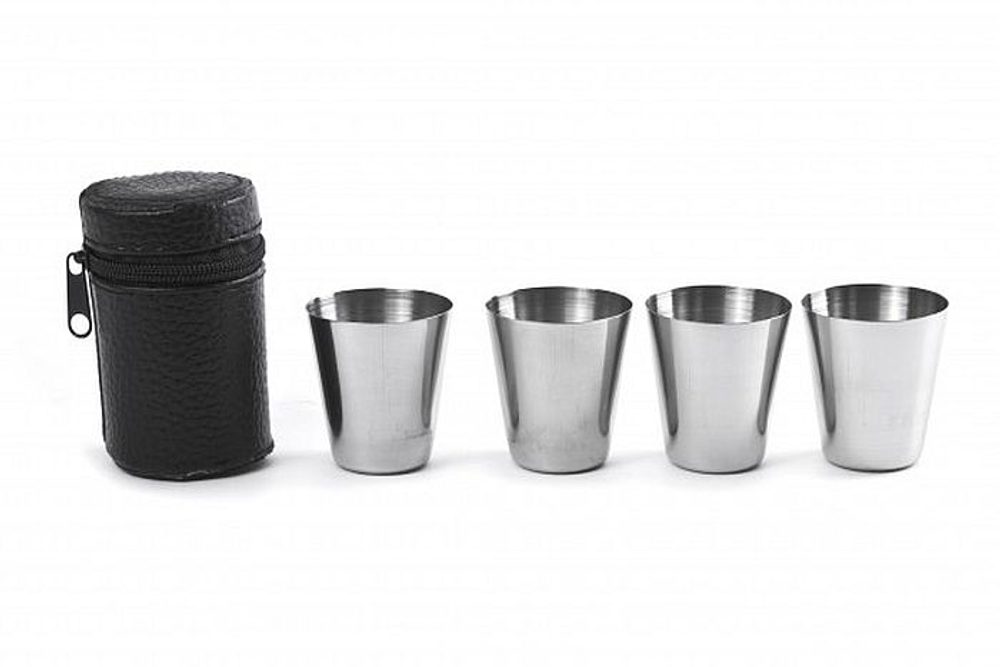 Levně panák-odlivka 25ml, 4ks, NR s pouzdrem