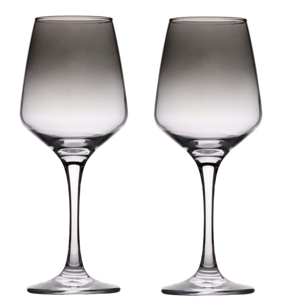 ALPINA Sklenice na víno sada 4 ks 360 ml kouřová ED-224044