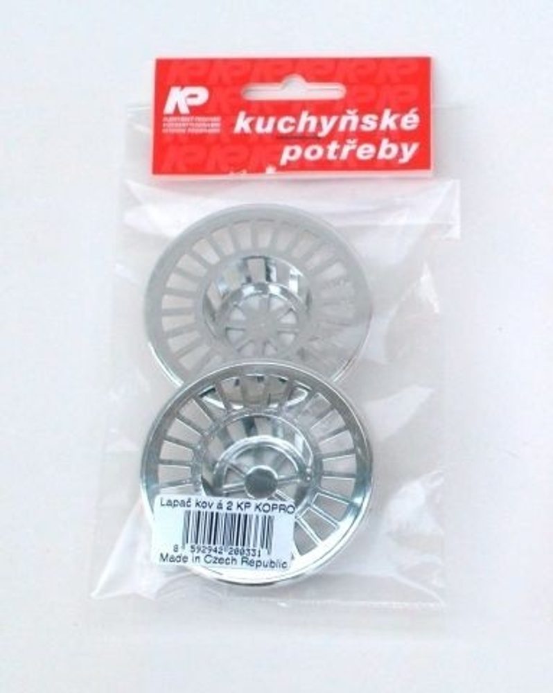 Levně lapač neč. pokovený /2ks/, plast