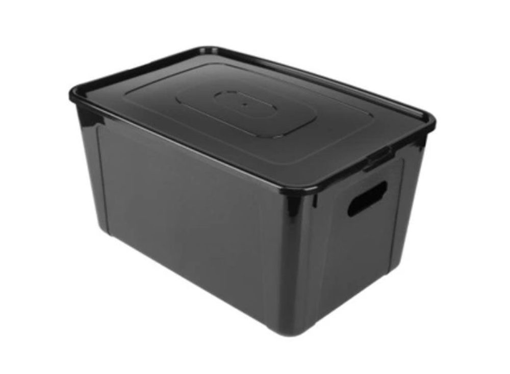 Levně box 20,0l+víko, otvory, 39x26x20,5cm, mix RASTR, MULTIBOX, plast