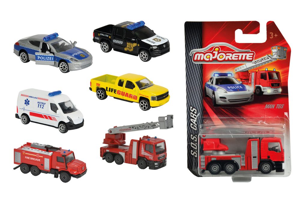 Levně Majorette Auto SOS kovové, 6 druhů