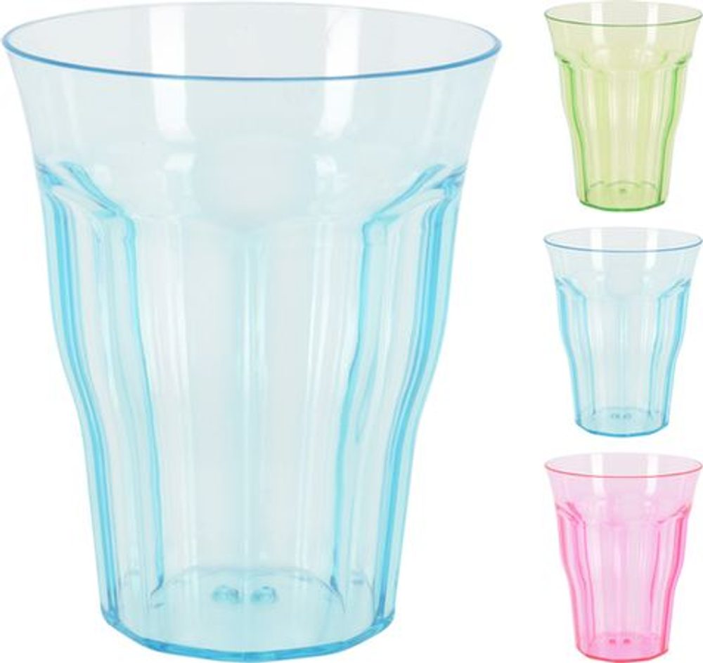 Levně kelímek 1ks 300ml, 9x10,6cm, mix barev, plast